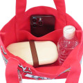 Japan Tom and Jerry Mini Tote Bag - Happy Red Always Together - 3