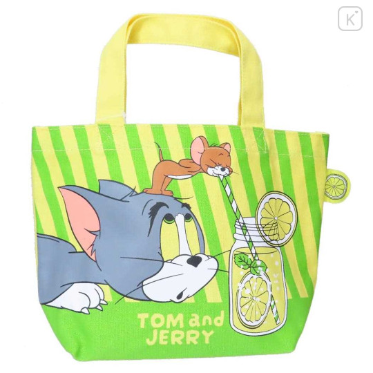 Japan Tom and Jerry Mini Tote Bag - Tom & Jerry : Lemonade Soda - 1