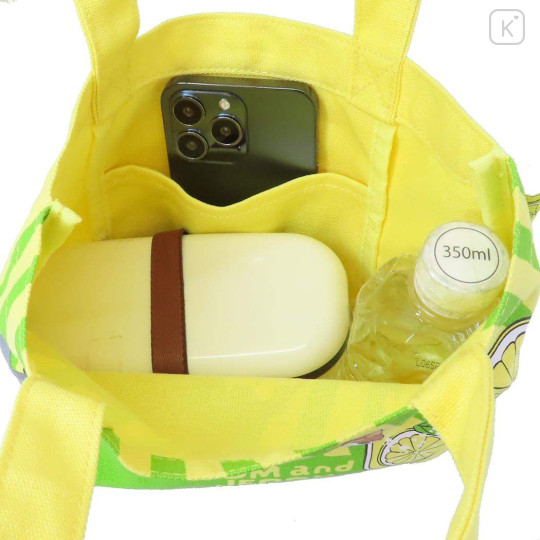 Japan Tom and Jerry Mini Tote Bag - Tom & Jerry : Lemonade Soda - 3