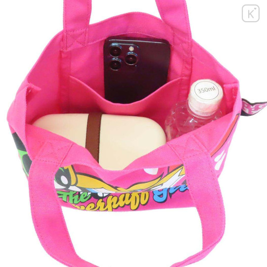 Japan The Powerpuff Girls Mini Tote Bag - Deep Pink - 3