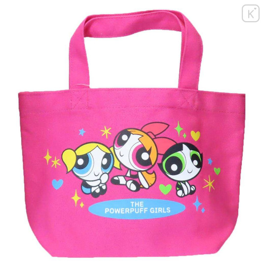 Japan The Powerpuff Girls Mini Tote Bag - Deep Pink B - 1