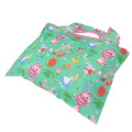 Japan Disney Eco Shopping Bag - Alice & Cheshire Cat : Flower Mint Pink - 2