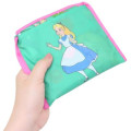 Japan Disney Eco Shopping Bag - Alice & Cheshire Cat : Flower Mint Pink - 4