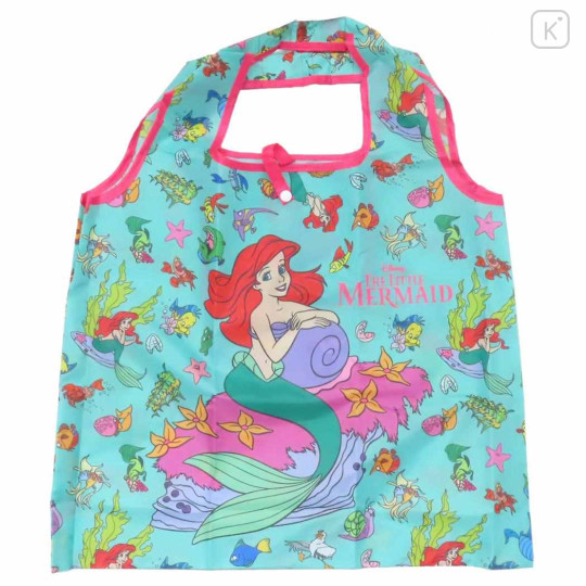 Japan Disney Eco Shopping Bag - The Little Mermaid : Mint - 1