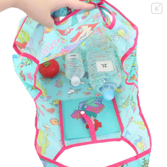 Japan Disney Eco Shopping Bag - The Little Mermaid : Mint - 3