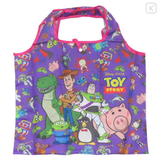 Japan Disney Eco Shopping Bag - Toy Story : Purple - 1