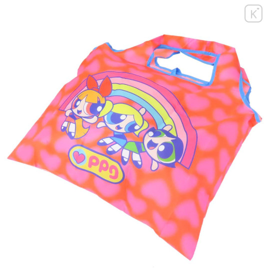 Japan The Powerpuff Girls Eco Shopping Bag - Red Pink Heart - 2
