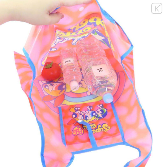 Japan The Powerpuff Girls Eco Shopping Bag - Red Pink Heart - 3