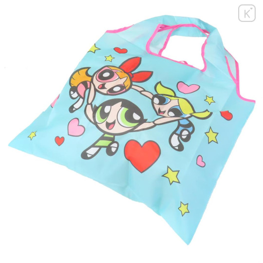 Japan The Powerpuff Girls Eco Shopping Bag - Turquoise - 2
