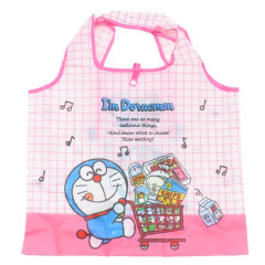 Japan Doraemon Eco Shopping Bag - Delicious Shopping Pink