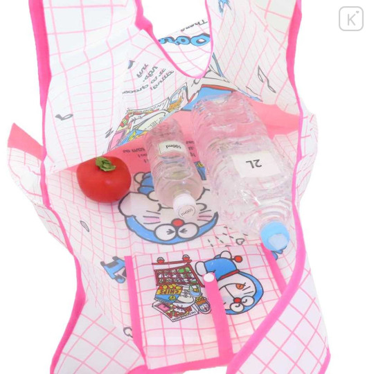 Japan Doraemon Eco Shopping Bag - Delicious Shopping Pink - 3