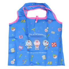 Japan Doraemon Eco Shopping Bag - Secret Gadgets Blue