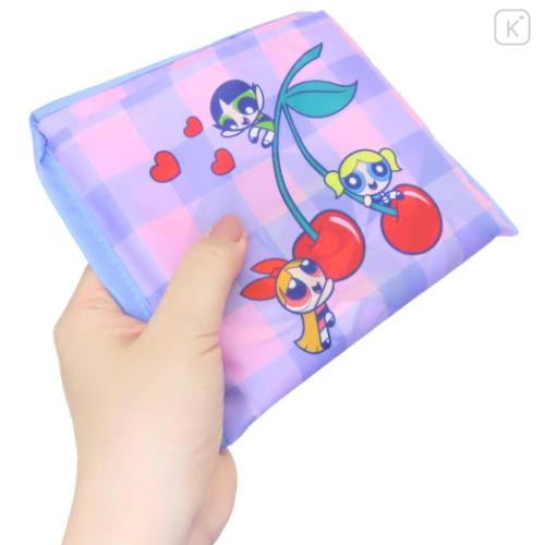 Japan The Powerpuff Girls Eco Shopping Bag - Gingham Cherry Strawberry - 4