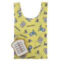 Japan Doraemon Eco Shopping Bag & Silicone Mascot Pouch - Gadget Memorization Bread - 1