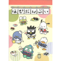 Japan Sanrio A6 Notepad - Hapidanbui Boys Sushi - 1
