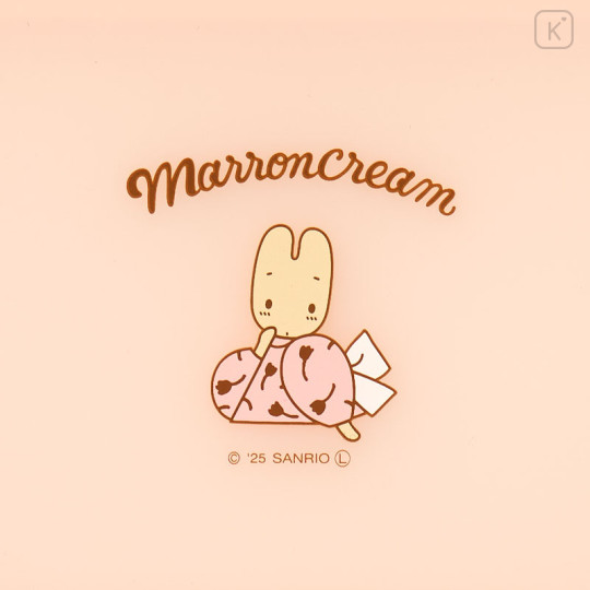 Japan Sanrio Flappo Pouch - Marron Cream - 2