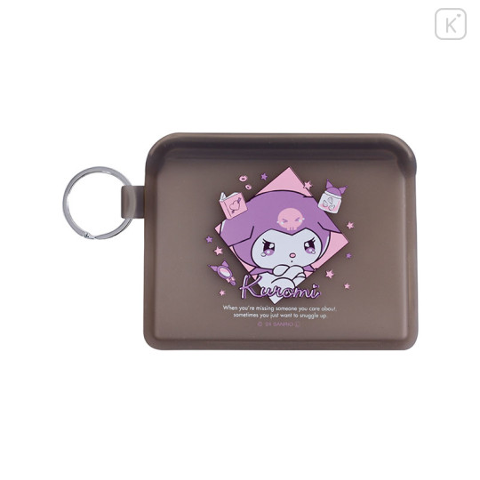 Japan Sanrio Flappo Pouch - Kuromi : Spoiled Tears - 1