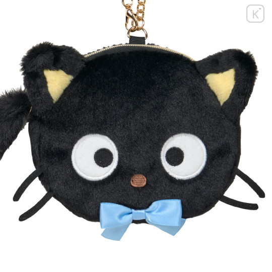 Japan Sanrio Original Face-shaped Pouch - Chococat - 4