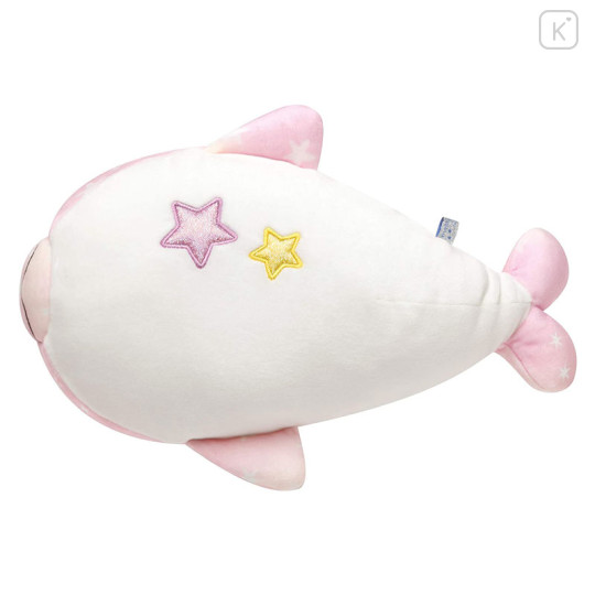 Japan San-X Super Mochimochi Plush Toy (M) - Jinbesan : Pearl Dolphin - 3