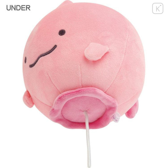 Japan San-X Super Mochimochi Plush Toy (S) - Jinbesan : 10th Anniversary Balloon Fish - 4