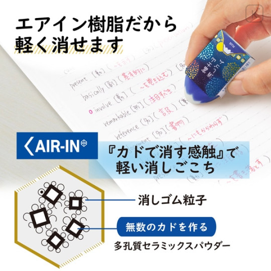 Japan Plus Air-in Mount Fuji Eraser - Fireworks Limited Edition - 7
