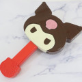 Japan Sanrio Hair Brush - Kuromi : Chocolate - 3