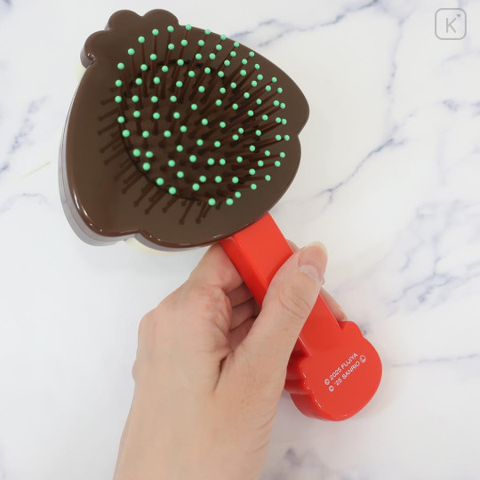 Japan Sanrio Hair Brush - Pochacco : Chocolate - 2
