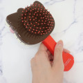 Japan Sanrio Hair Brush - Hello Kitty : Chocolate - 2