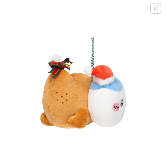 [Pre-order] Japan Chiikawa Mascot Holder - Hachiware : Christmas 2025 - 5