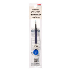 Japan Uni-ball Zento UBR-Z-38 Rollerball Pen Refill - 0.38mm Blue