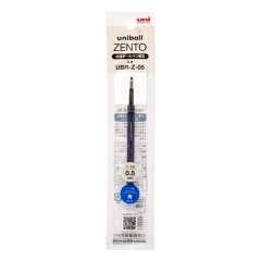 Japan Uni-ball Zento UBR-Z-05 Rollerball Pen Refill - 0.5mm Blue
