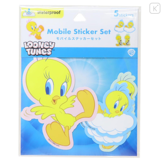 Japan Looney Tunes Mobile Sticker Pack - Tweety - 1