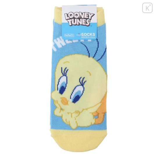 Japan Looney Tunes Socks - Tweety : Light Blue - 1