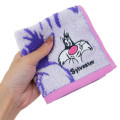 Japan Looney Tunes Mini Towel Jacquard Handkerchief - Sylvester - 3