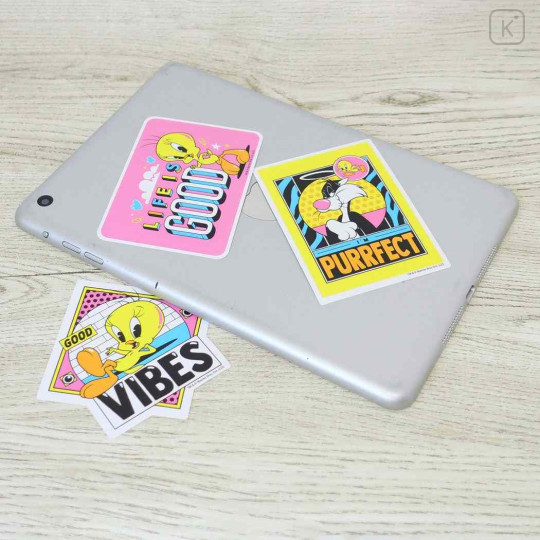 Japan Looney Tunes Mobile Sticker Pack - Tweety Message Relax - 2