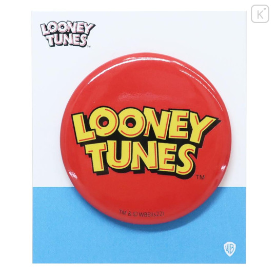 Japan Looney Tunes Can Badge Pin - Logo - 1