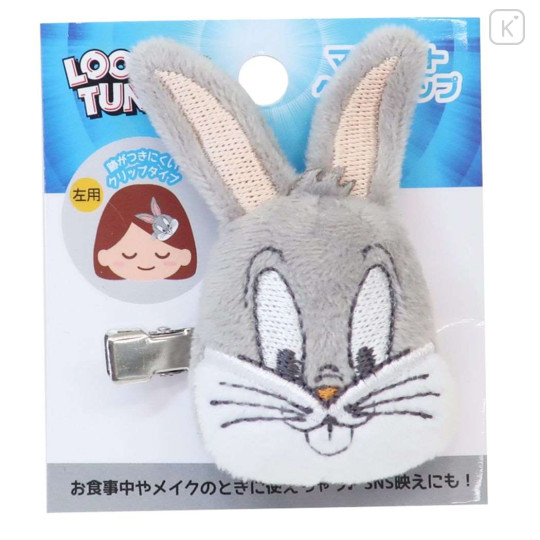Japan Looney Tunes Plush Hair Clip - Bugs Bunny - 1