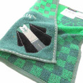 Japan Harry Potter Mini Towel Jacquard Handkerchief - Slytherin Green - 2