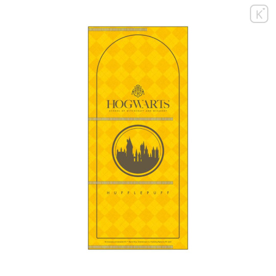 Japan Harry Potter Mini Clear File Ticket Holder - Hufflepuff Yellow - 2