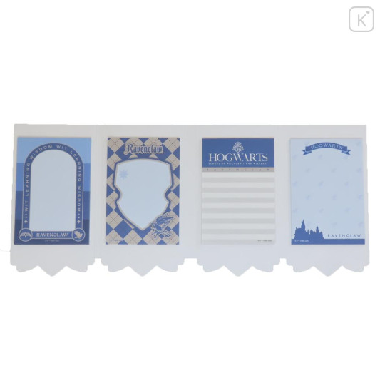 Japan Harry Potter Flip Memo Pad - Ravenclaw Blue - 3