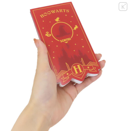 Japan Harry Potter Flip Memo Pad - Gryffindor Red - 2