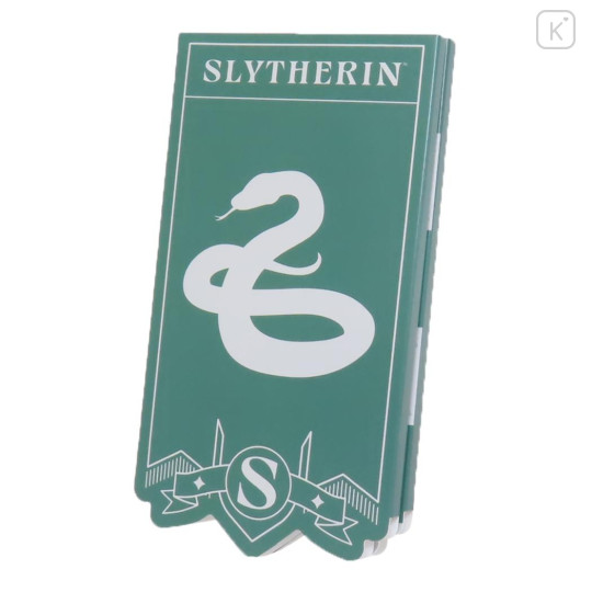 Japan Harry Potter Flip Memo Pad - Slytherin Green - 1