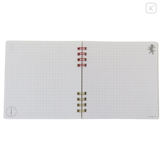 Japan Harry Potter Square Ring Notebook - Gryffindor Red - 3