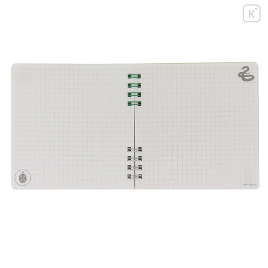 Japan Harry Potter Square Ring Notebook - Slytherin Green - 3