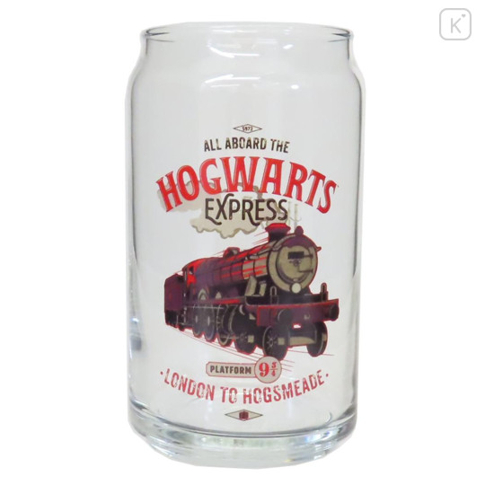 Japan Harry Potter Glass Tumbler - Can-Shaped Hogwarts Express Jacobite Steam Train - 1