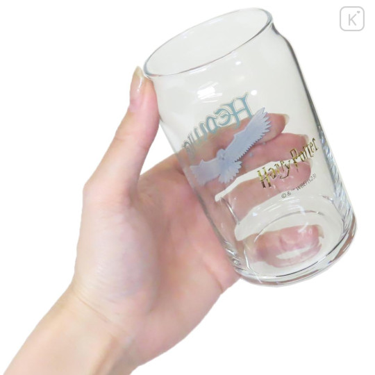 Japan Harry Potter Glass Tumbler - Can-Shaped Hedwig - 2