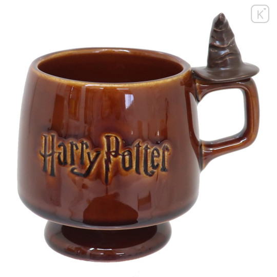 Japan Harry Potter Ceramic Mug with Nokkari Figure - Sorting Hat - 1