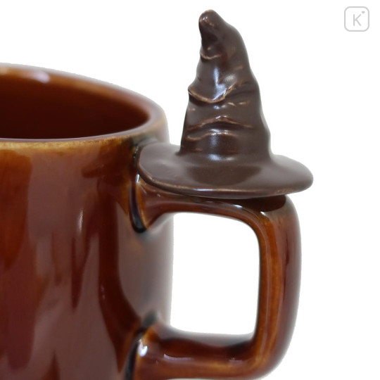 Japan Harry Potter Ceramic Mug with Nokkari Figure - Sorting Hat - 3