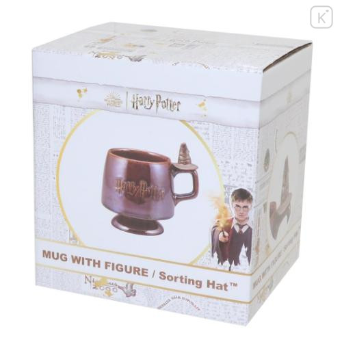 Japan Harry Potter Ceramic Mug with Nokkari Figure - Sorting Hat - 4