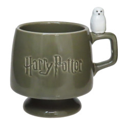 Japan Harry Potter Ceramic Mug with Nokkari Figure - Hedwig